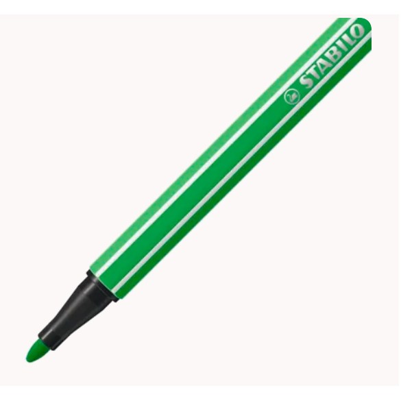 Rotulador Stabilo Pen 68 verde hoja