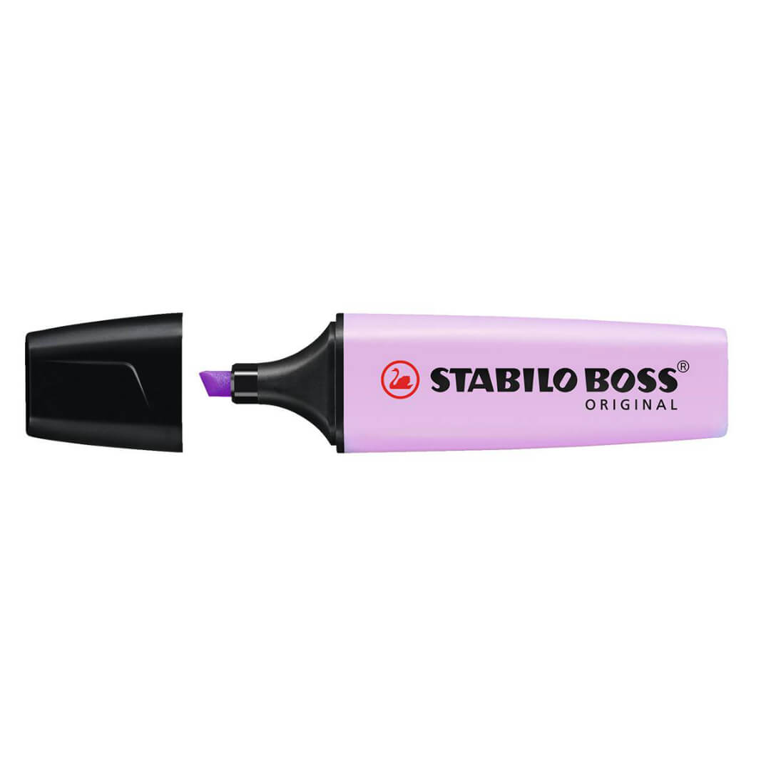 Marcador Stabilo Boss original pastís violeta