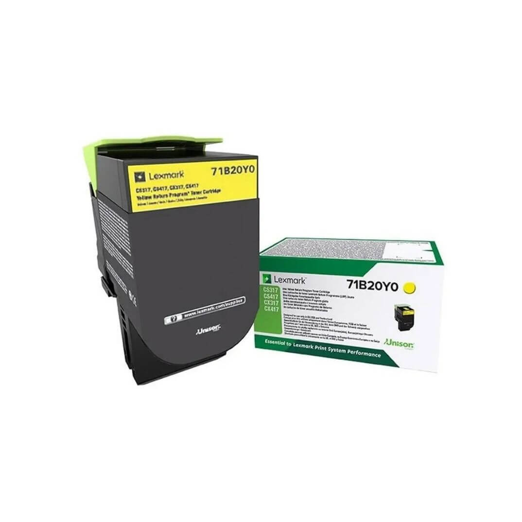 Tóner Lexmark CX317dn CX417de amarillo