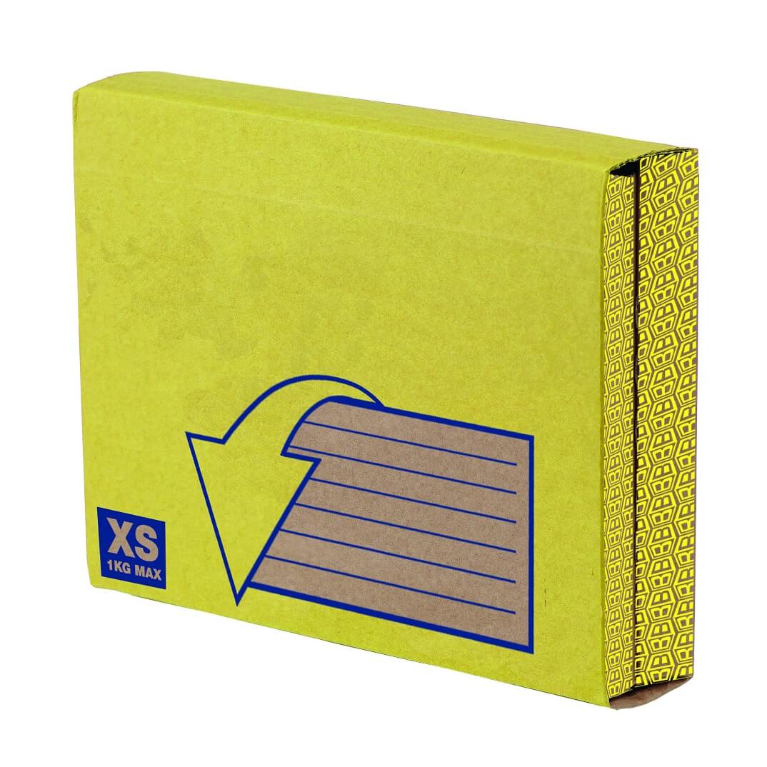 Caja extensible pequeña (XS) 55x235x160mm(pack 10)