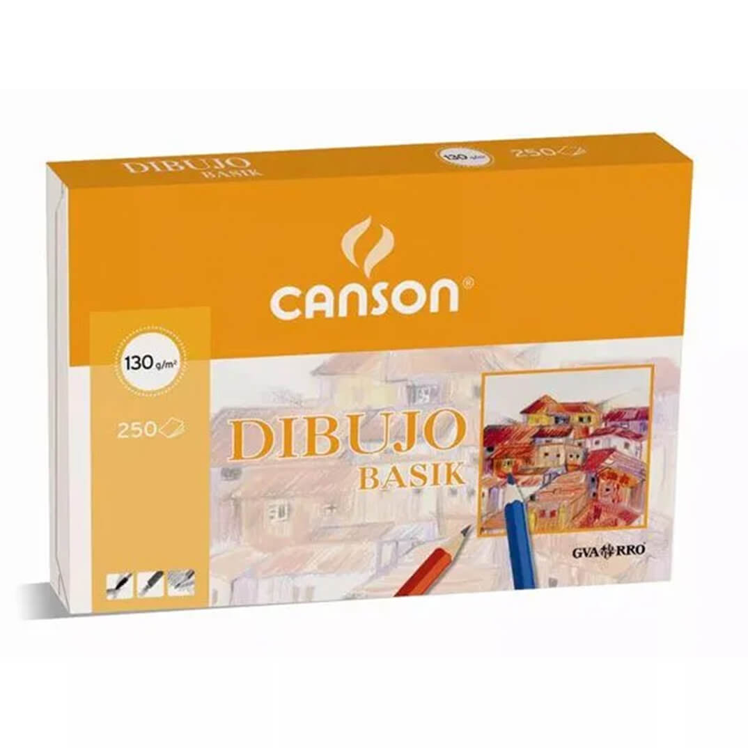 Ecopack dibujo Guarro A4 130g liso 250 hojas