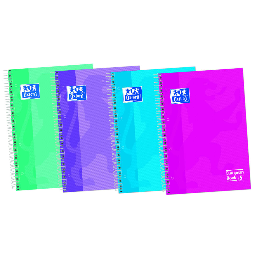 Cuaderno Europeanbook 5 C5 colores tendencia