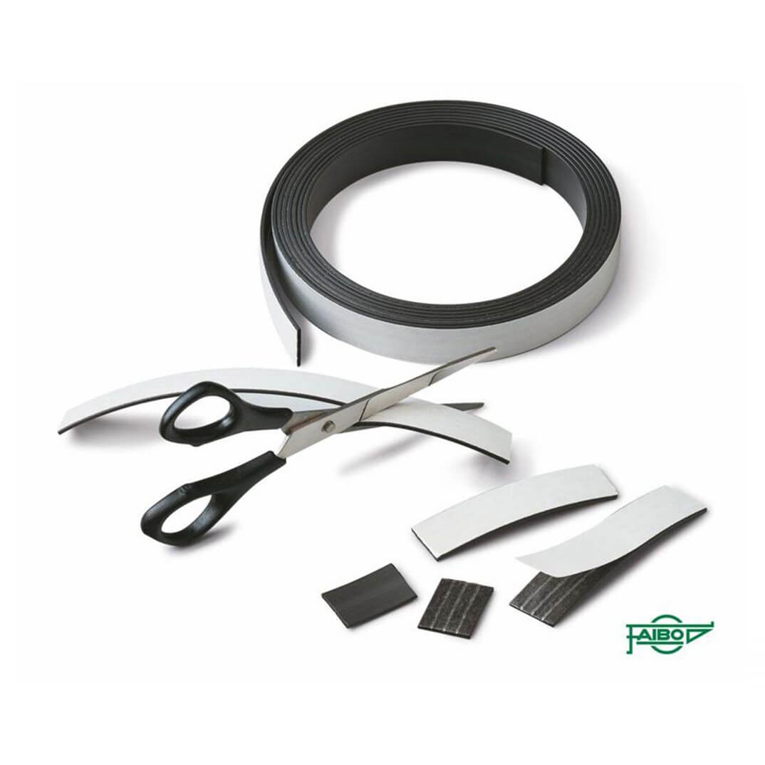 Bandas magnéticas adhesivas 3000x20x1,5 mm