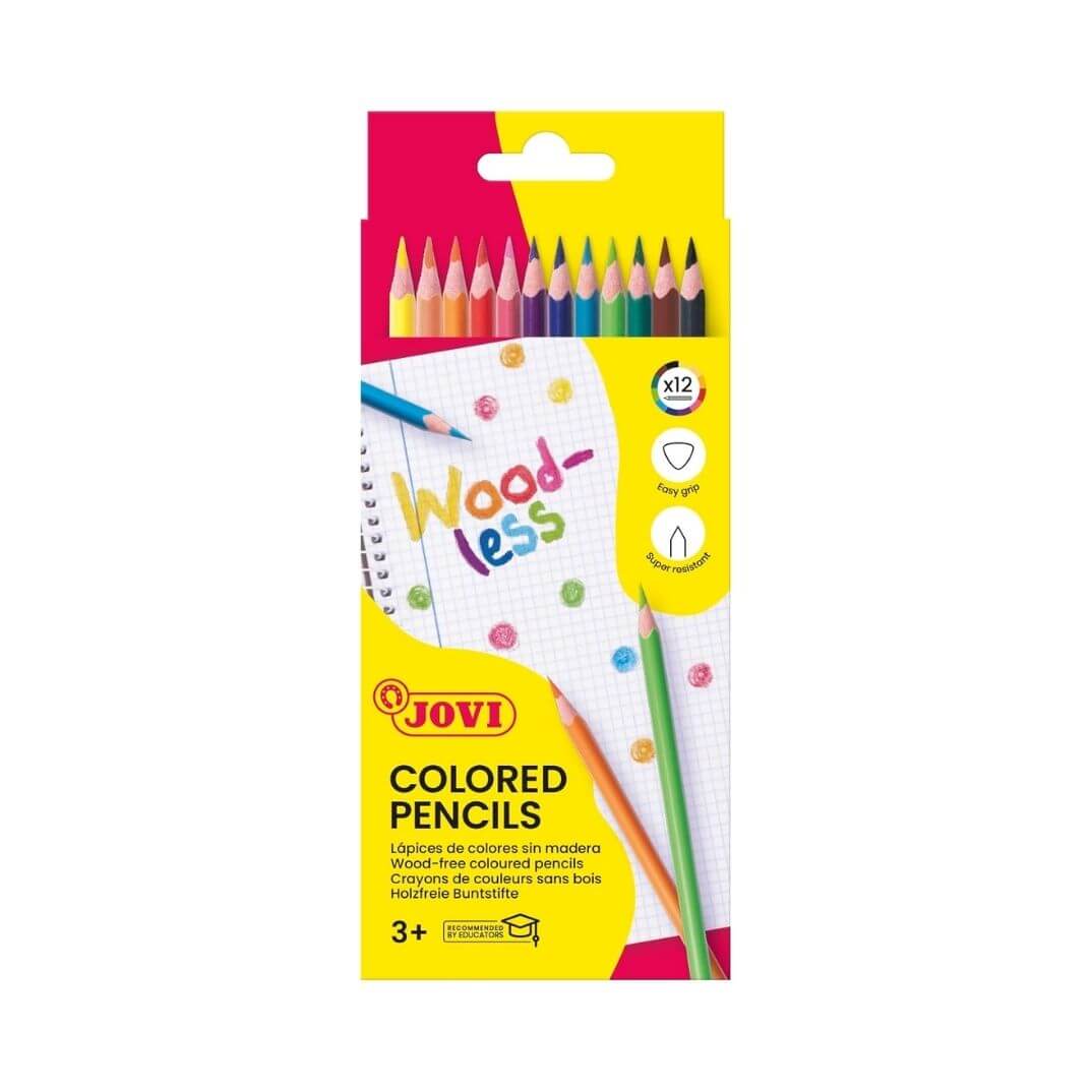 Woodless Pencils caixa 12 llapis triangle Jovi