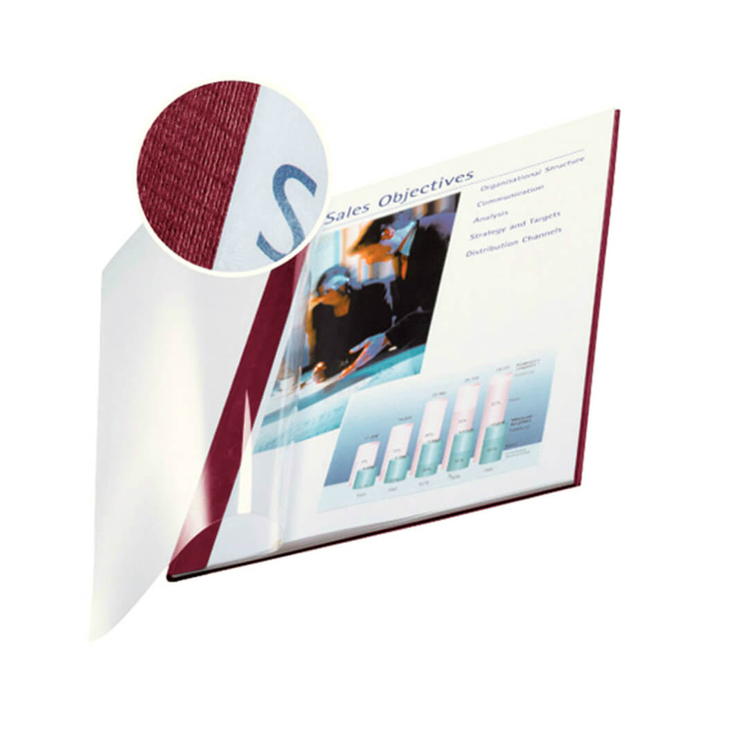 Pack 10 tapes Leitz flexible trans.3.5mm bordeos