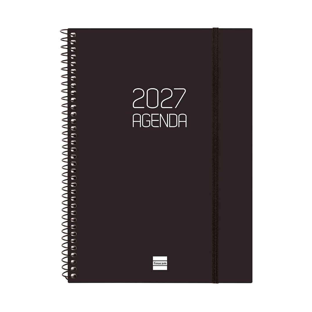 Agenda Finocam Opaque espiral S/V H Cat 155x215mm