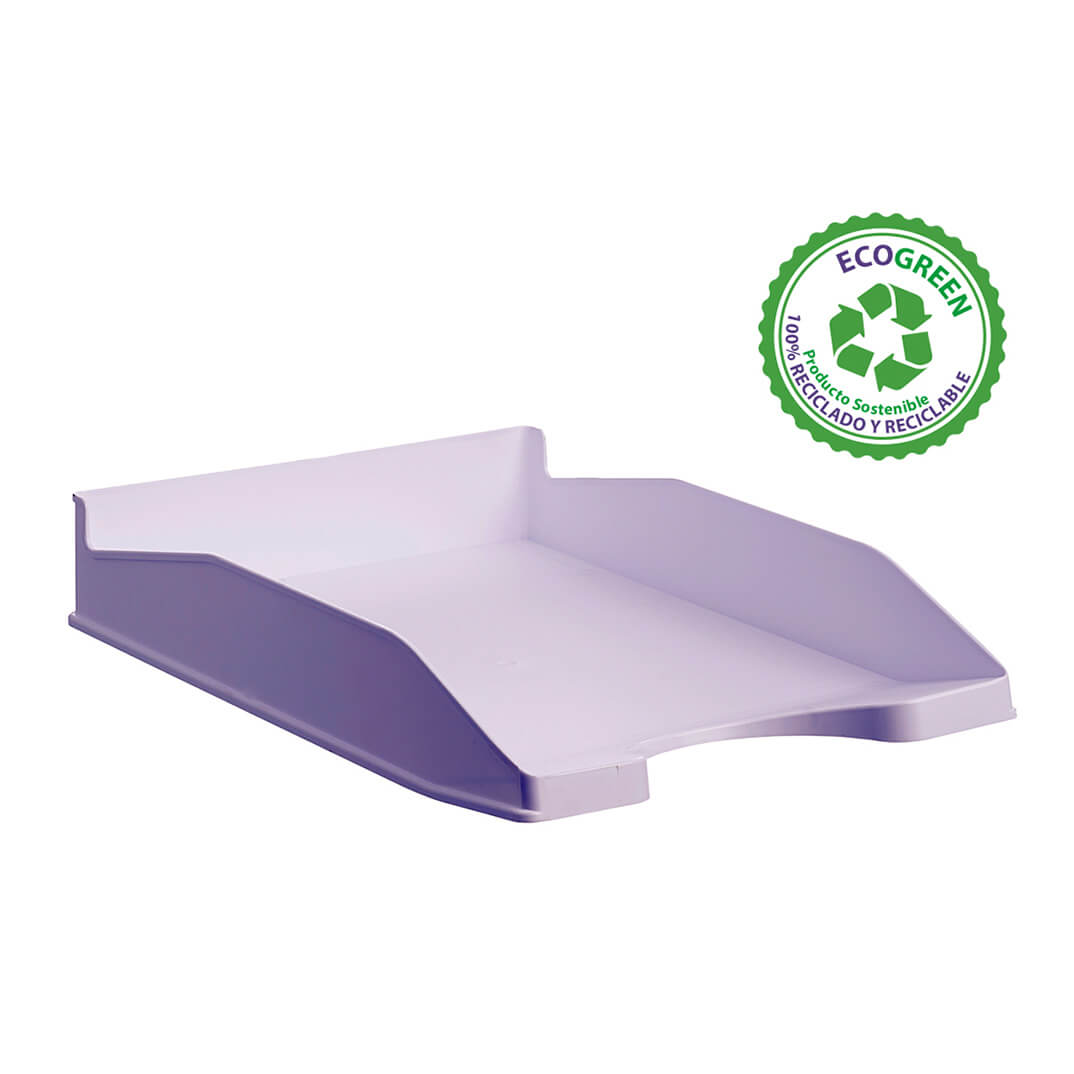 Bandeja Sostenible Ecogreen color malva pastel