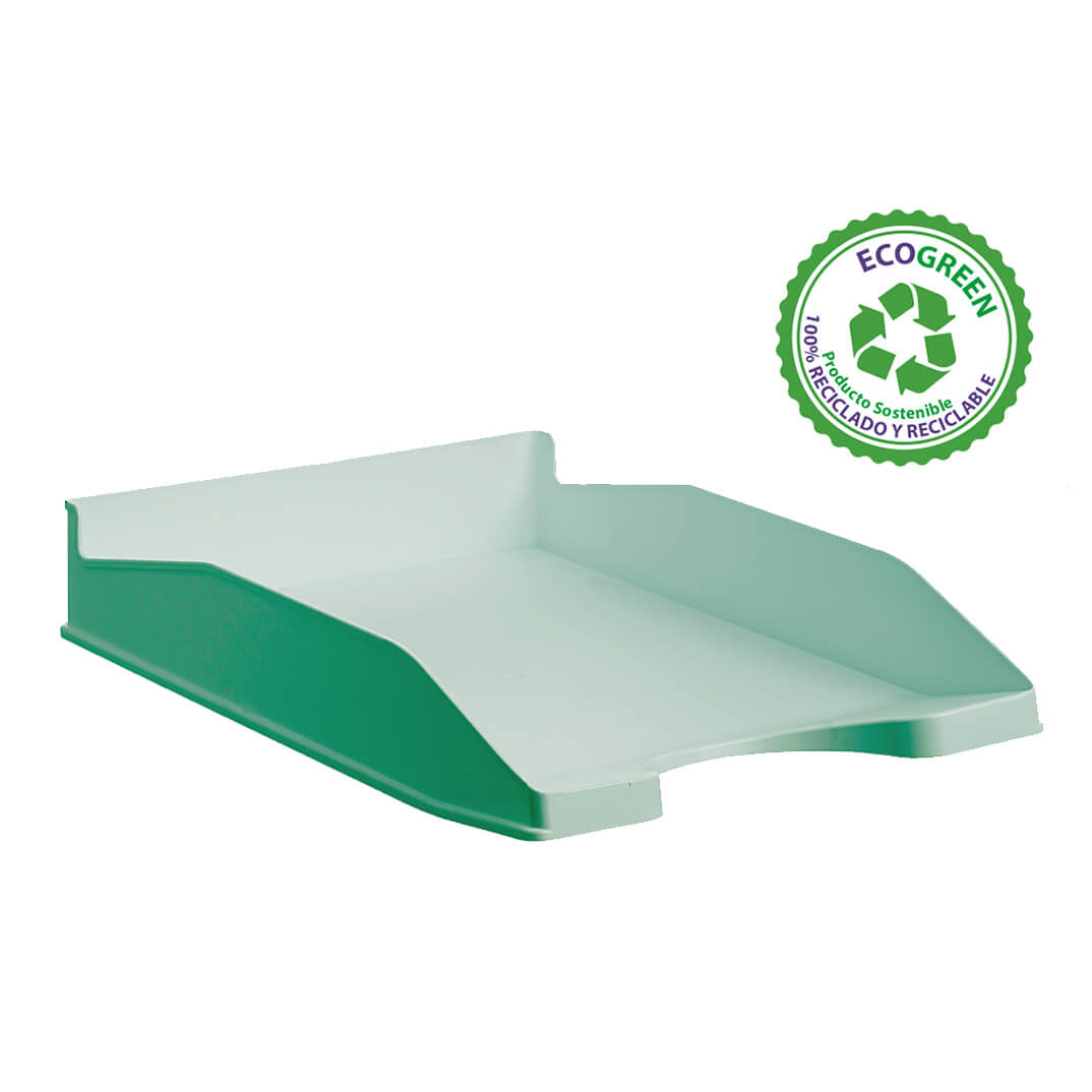 Safata Sostenible Ecogreen verd pastís