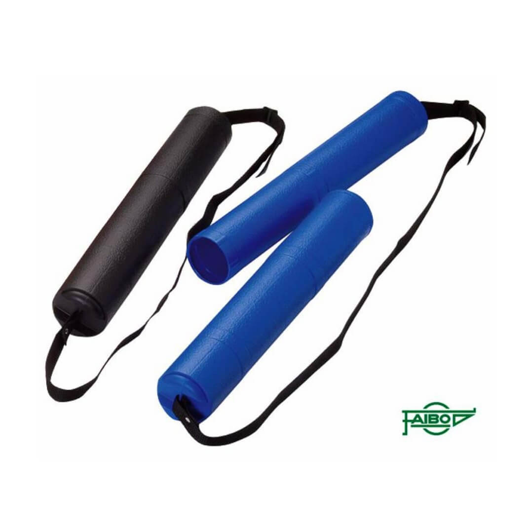Tubos portaplanos extensibles con bandolera negro
