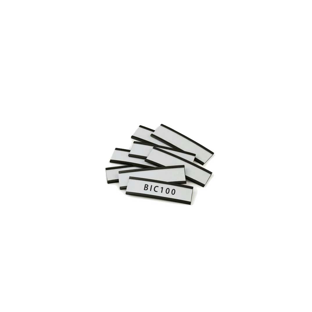 Bossa de 10 portaetiquetes magnètic 40mm