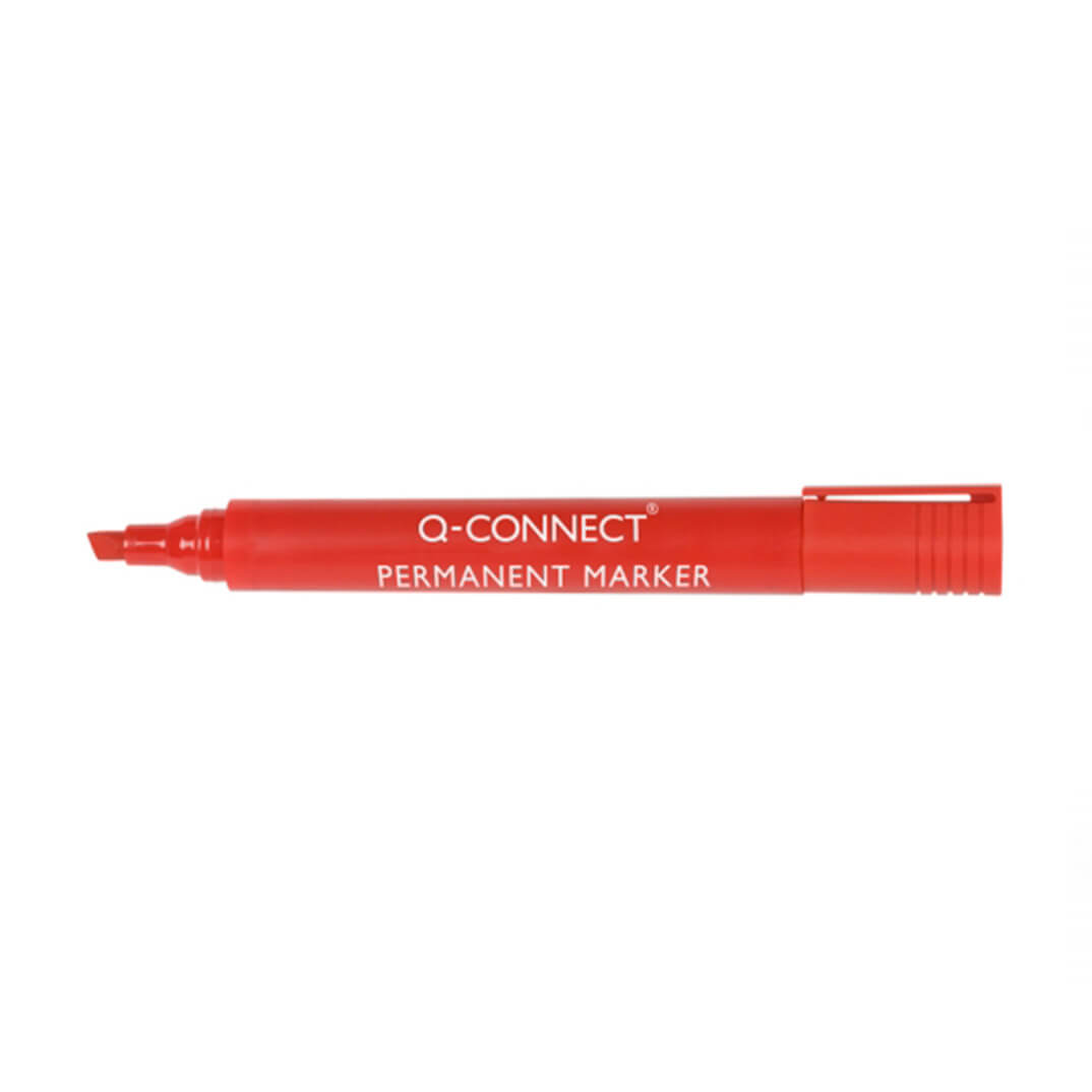 Retolador permanent Q-Connect vermell