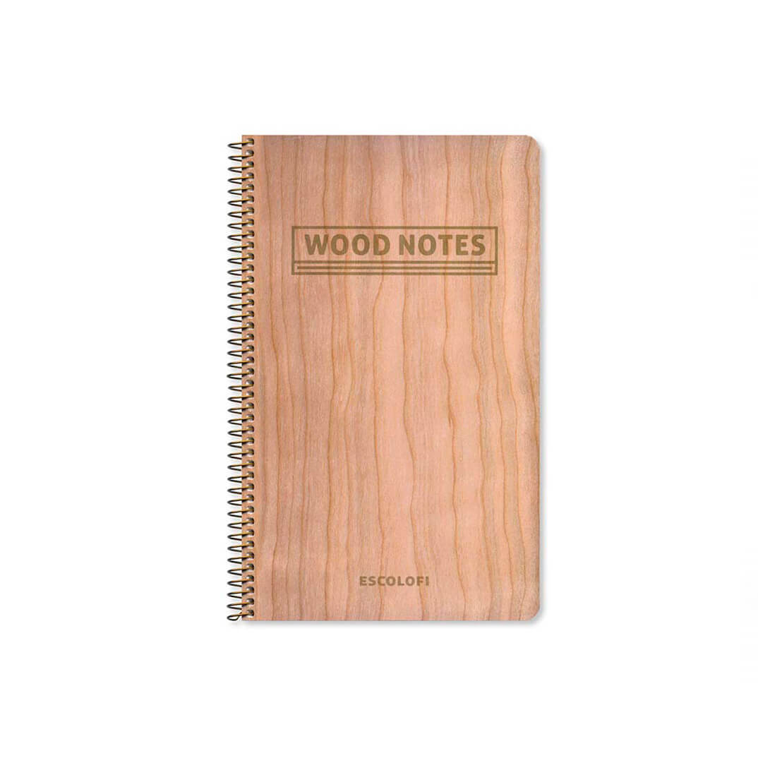 Quadern Wood Notes espiral llis 130x210mm 70f