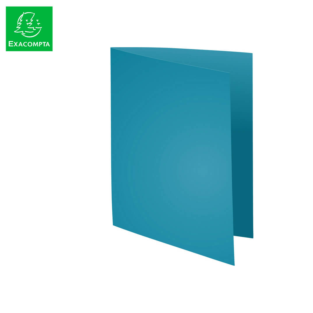 Pack 100 subcarpetas A4 80g color azul