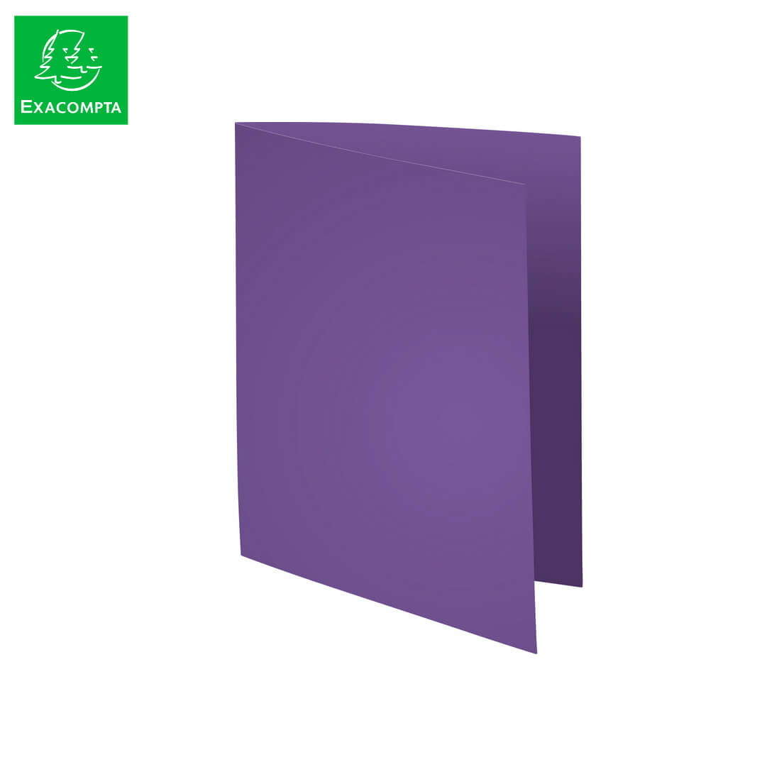 Pack 100 subcarpetas A4 80g color violeta