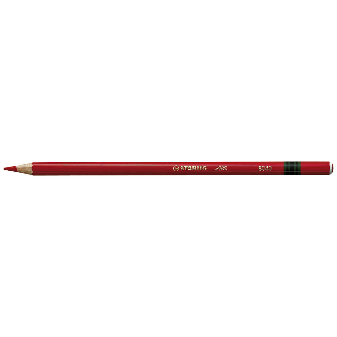 Lápiz All Stabilo rojo