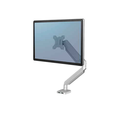 Brazo para monitor individual Platinum Serie Plata