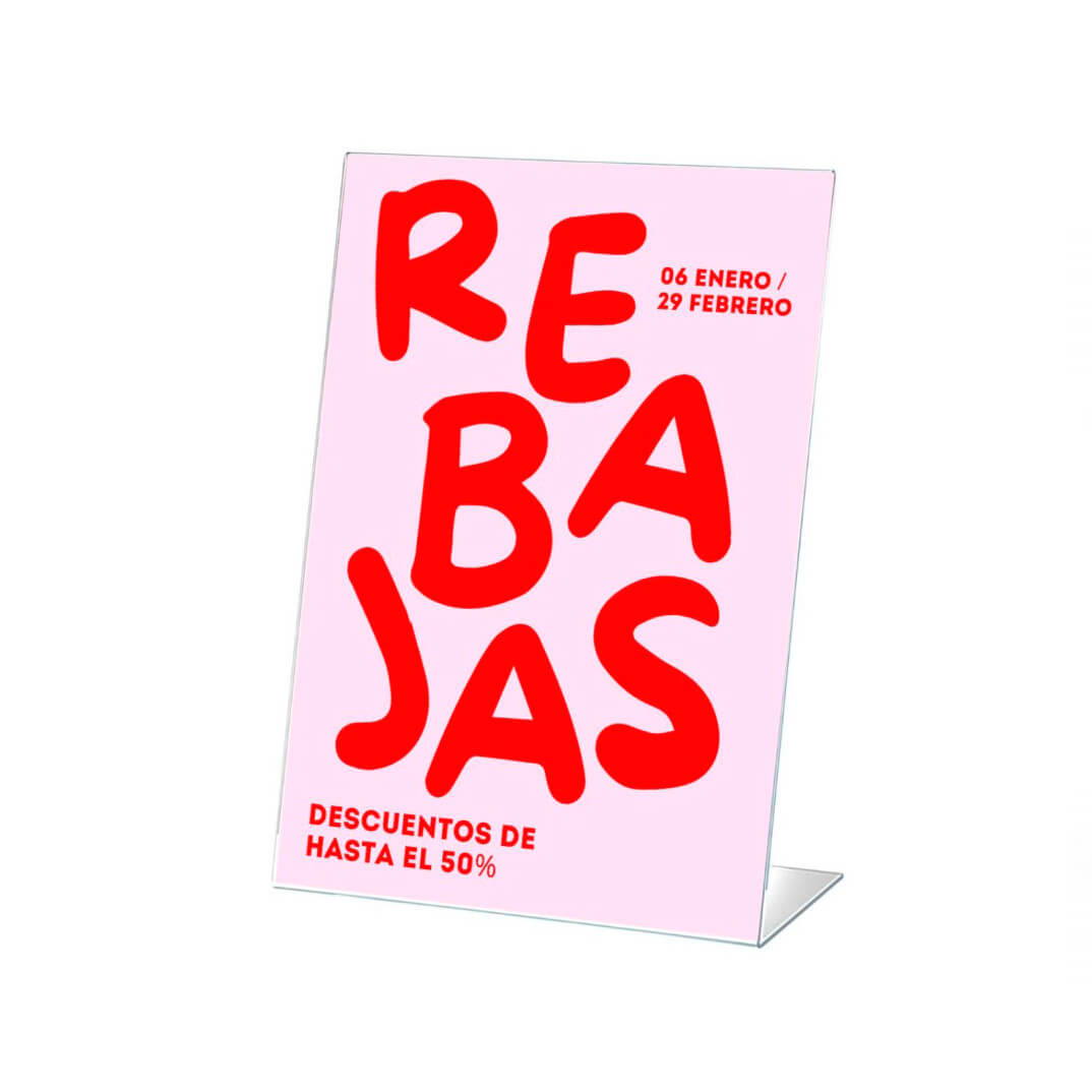 Expositor en L flexible Archivo 2000 A6V