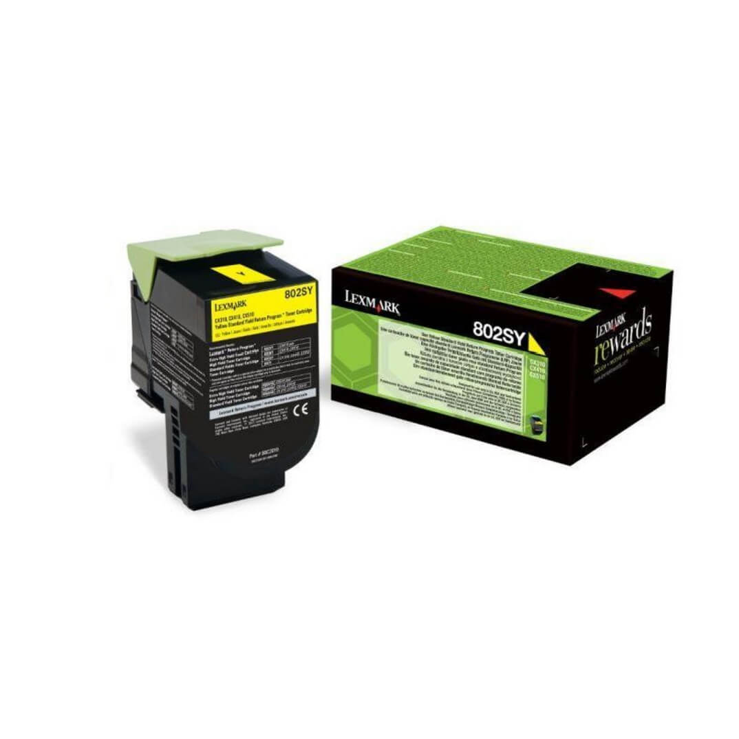 Lexmark ink-jet 802SY amarillo cx310/410/510 reto