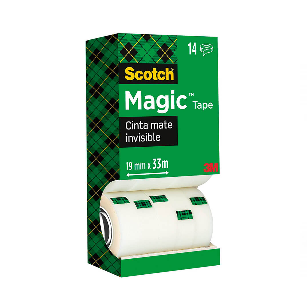 Pack ahorro cinta Scotch® Magic 12+2 gratis