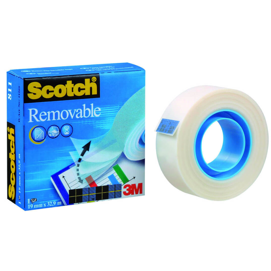 Cinta adhesiva amovible Scotch® Magic 19x33