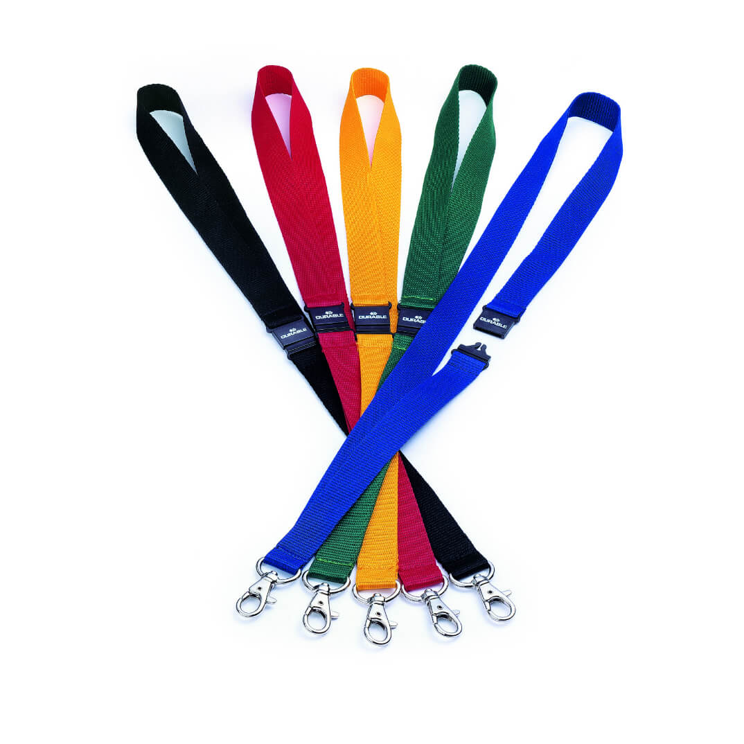Caixa 10 cordons per a ident. groc 20mmX24cm