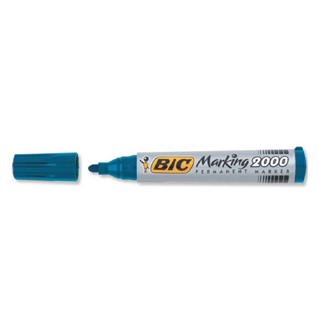 Rotulador permenent Bic Marking 2000 blau
