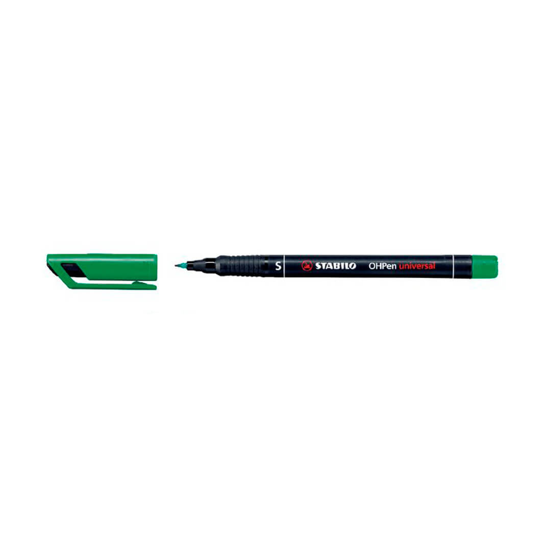 Rotulador Stabilo OHP punta super fina verde