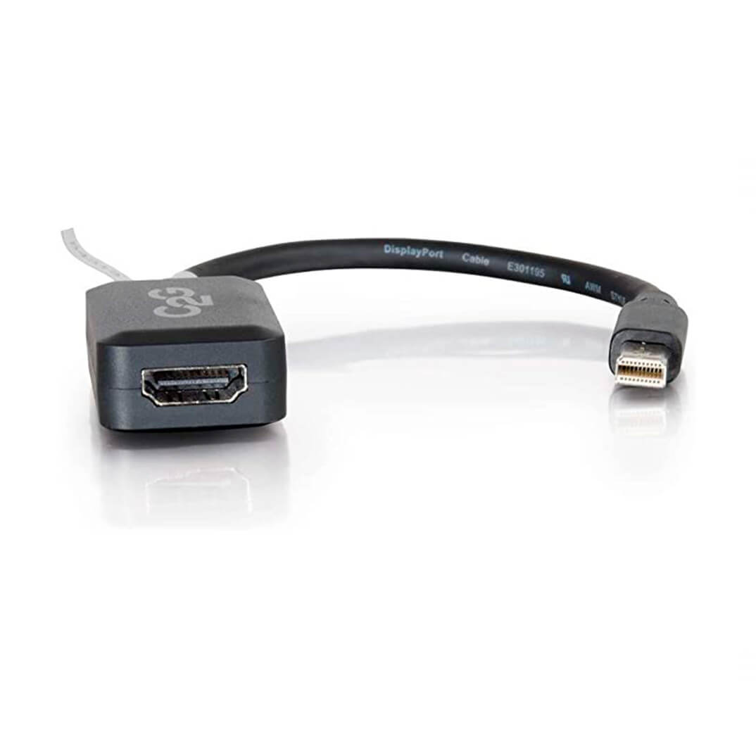 Adaptador mini DisplayPort mascle a HDMI femella