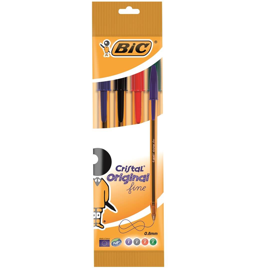 Bossa 4 boligrafs Bic 4 colors