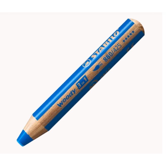 Llapis Stabilo Woody 3 en 1 blau