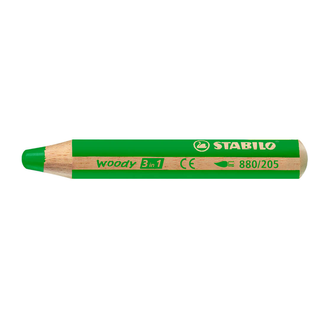 Llapis Stabilo Woody 3 en 1 verd