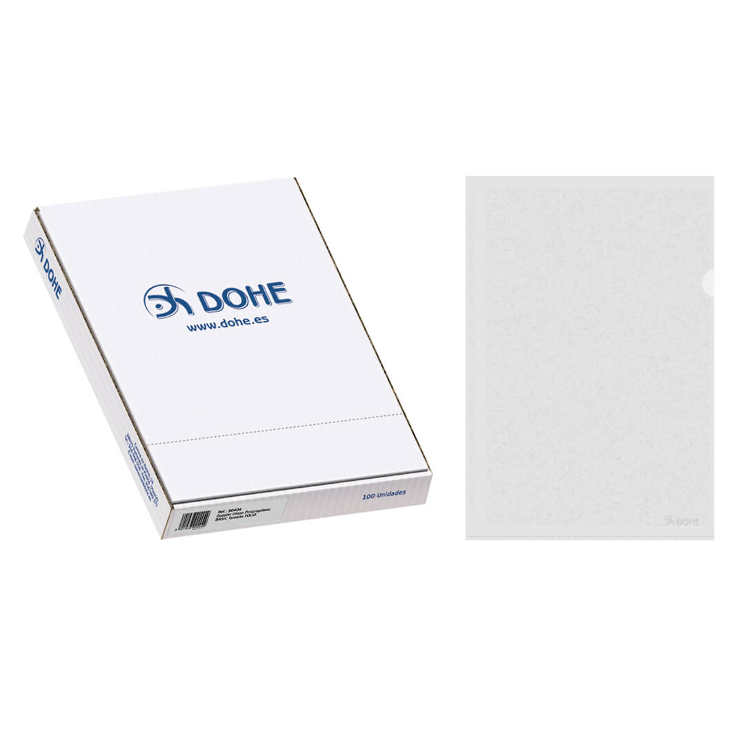 Dossier uñero Folio PP basic (100u)