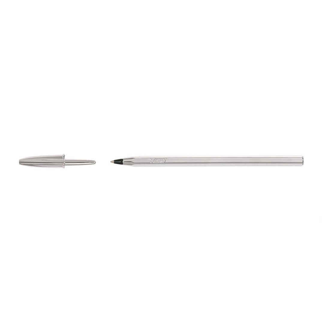 Bolígrafo Bic Shine Celebrate cuerpo plateado