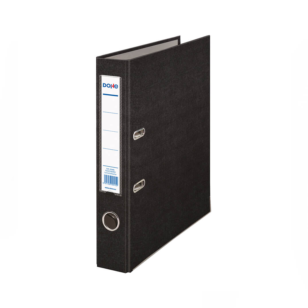 Archivador palanca Dohe Folio estrecho negro