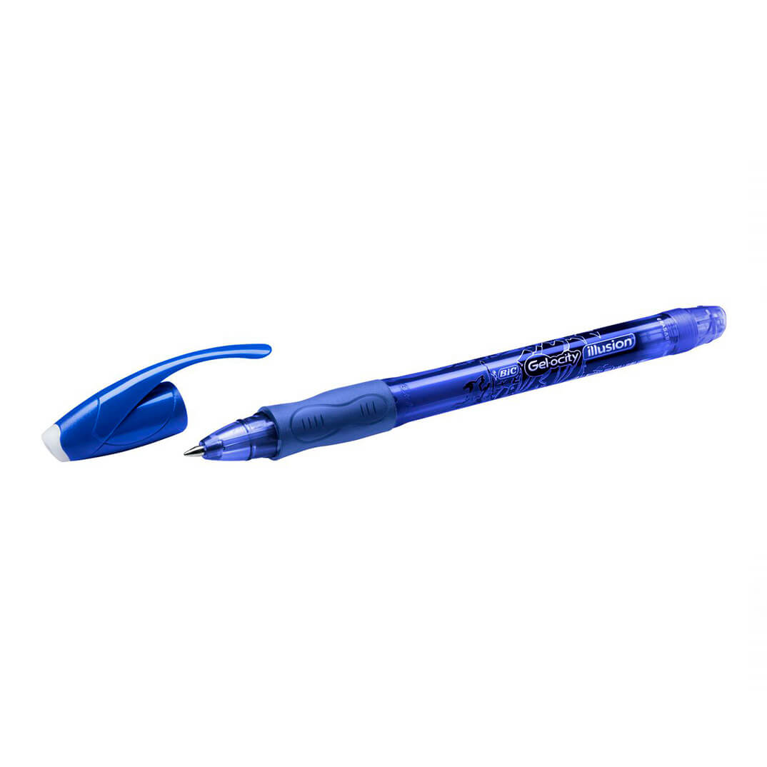 Bolígraf Bic Gel-ocity Illusion esborrable blau
