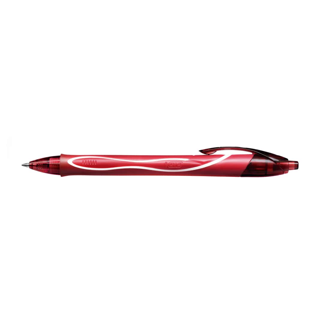 Bolígrafo Bic Gel-ocity Quick Dry gel rojo