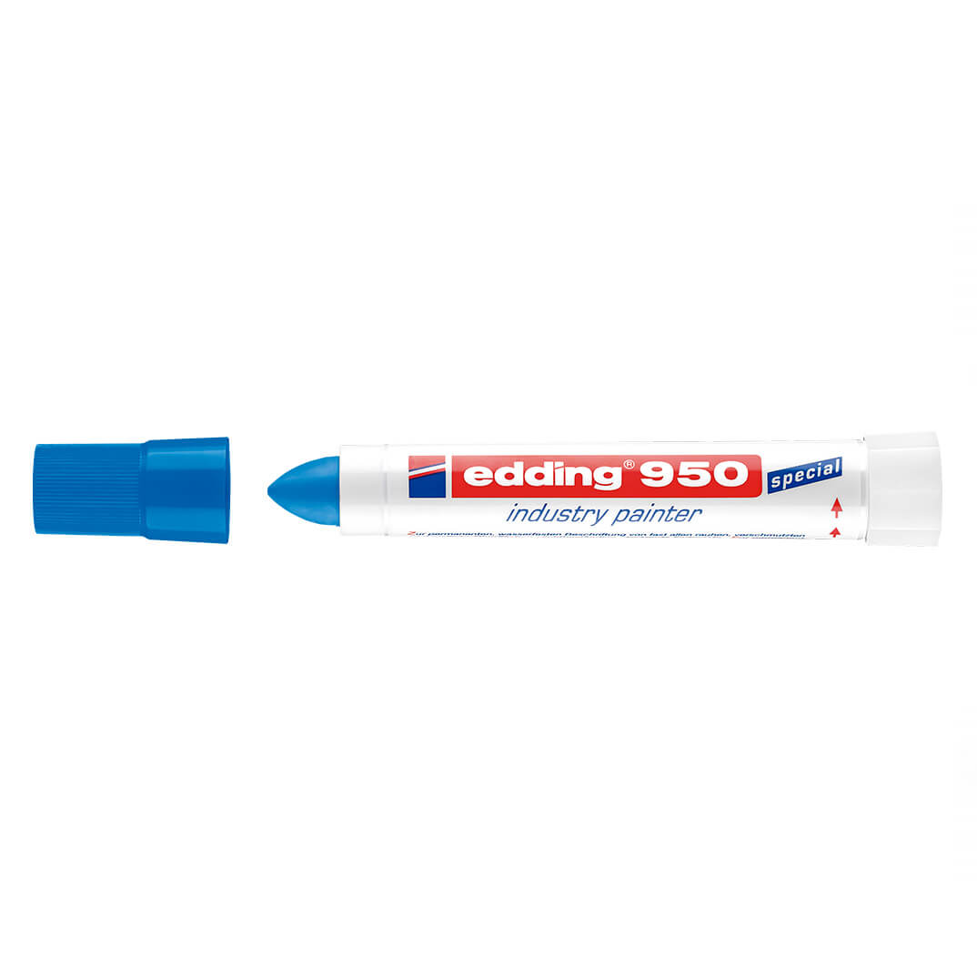 Marcador edding 950 azul