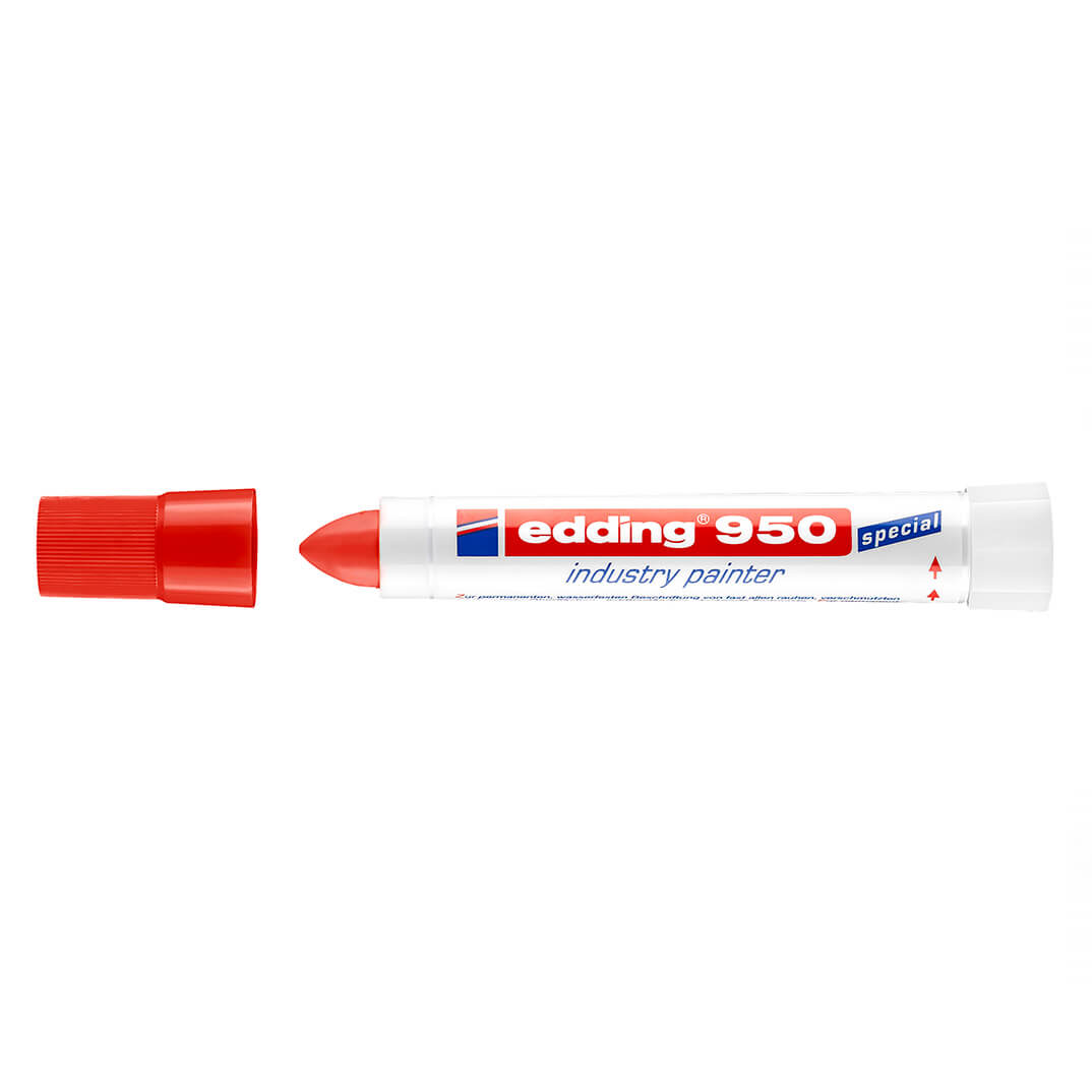 Marcador edding 950 vermell