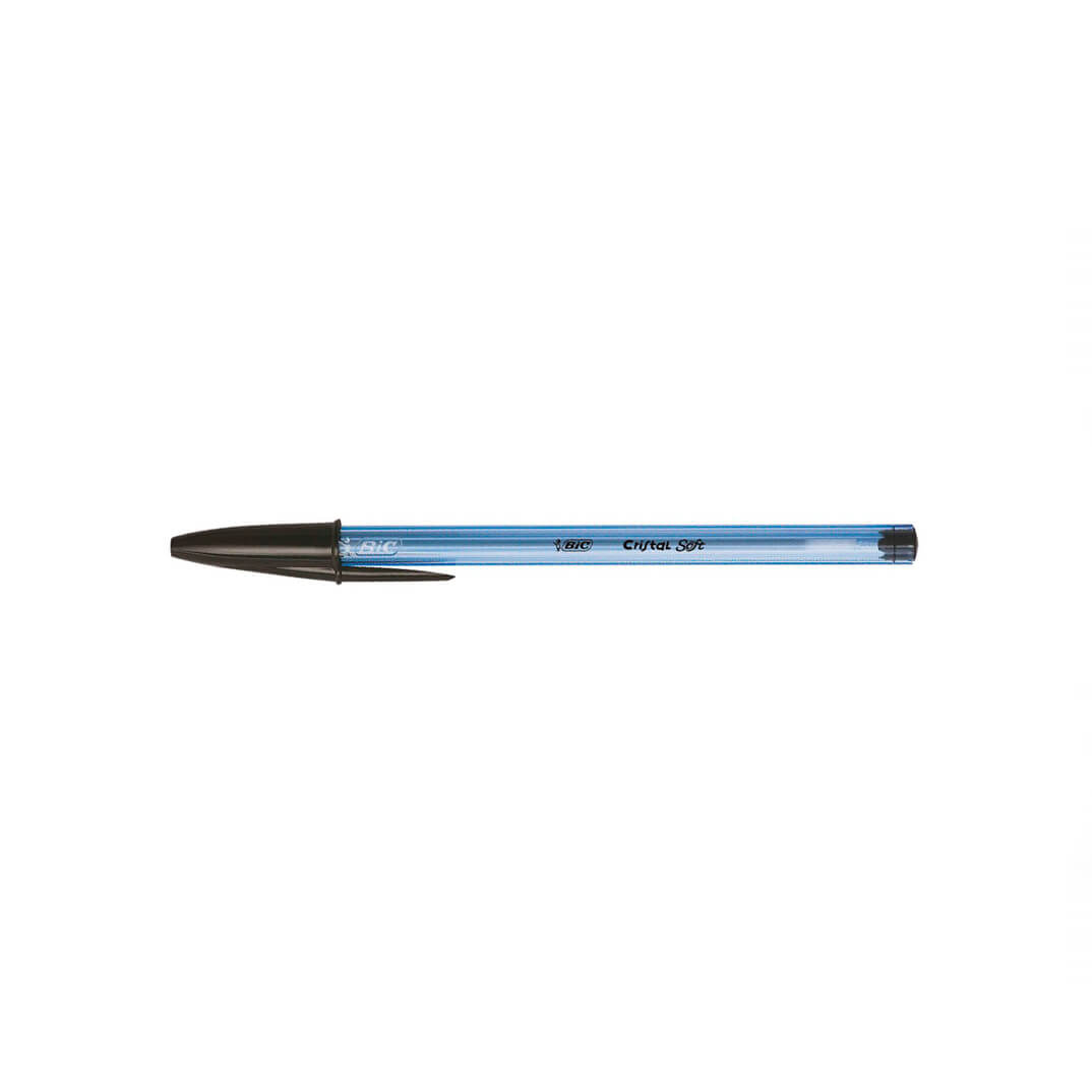 Bolígrafo Bic Cristal soft negro