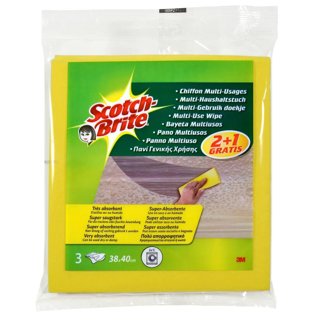 Bayeta multiuso Scotch-Brite® paquete 2+1