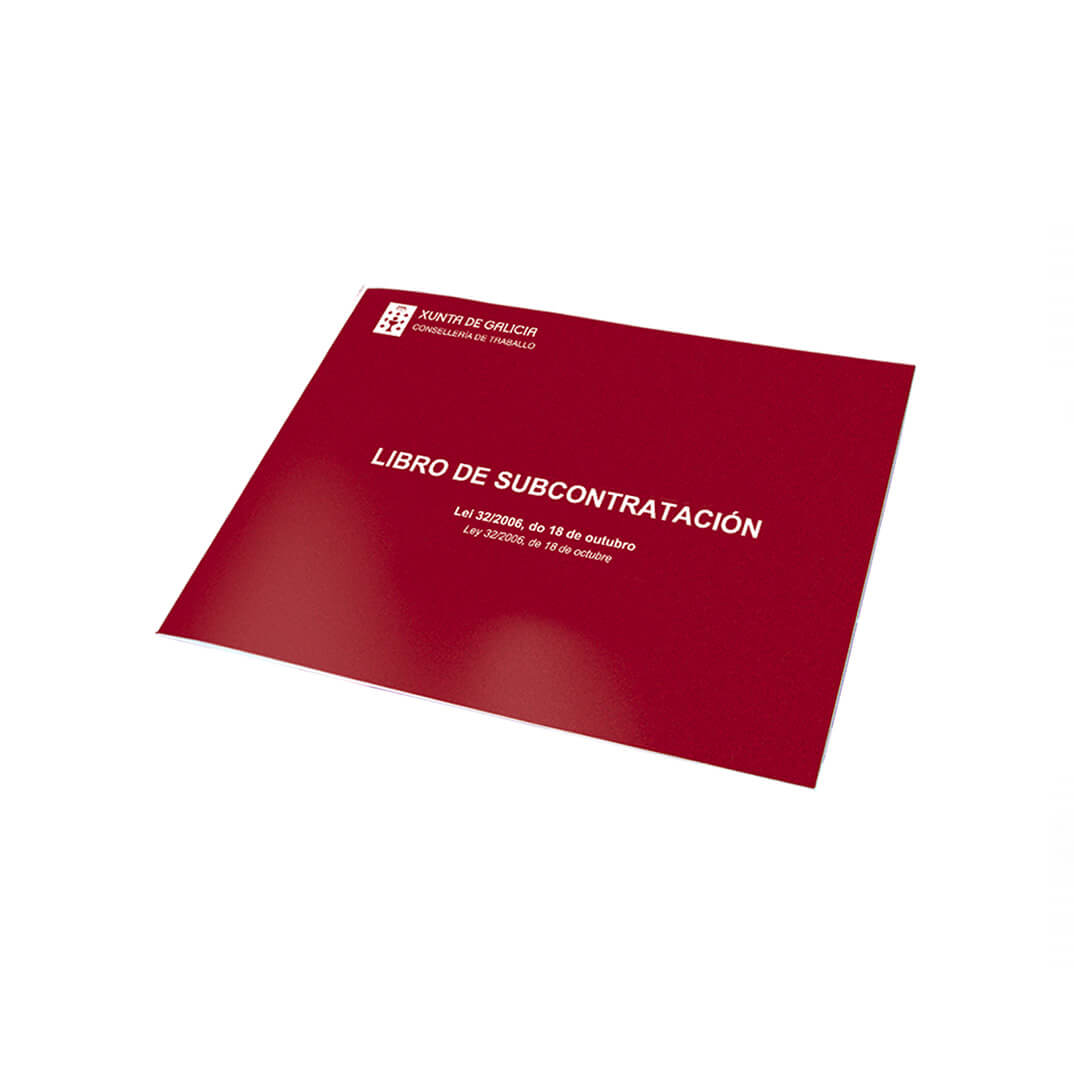 Llibre subcontractació bilingüe Castellà/Gallec