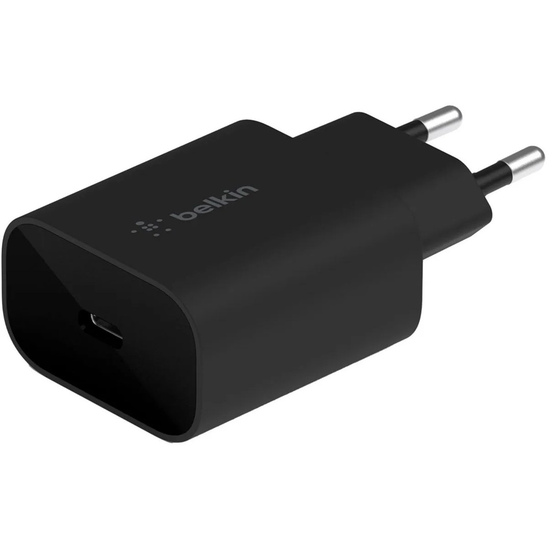 Cargador de pared Belkin USB-C PD3.0 25W negro