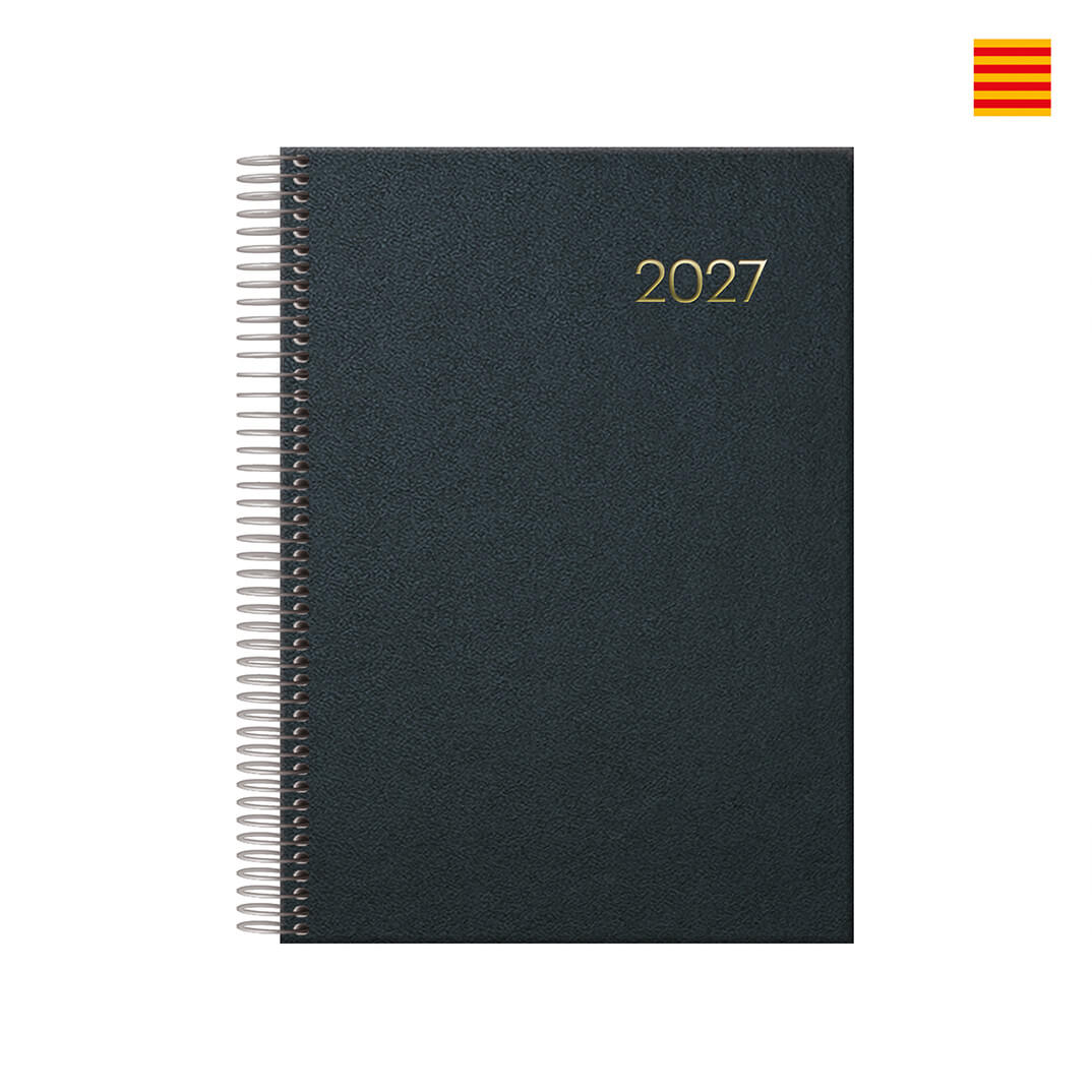 Agenda Dohe Segovia D/P Catalán 140x200mm negra