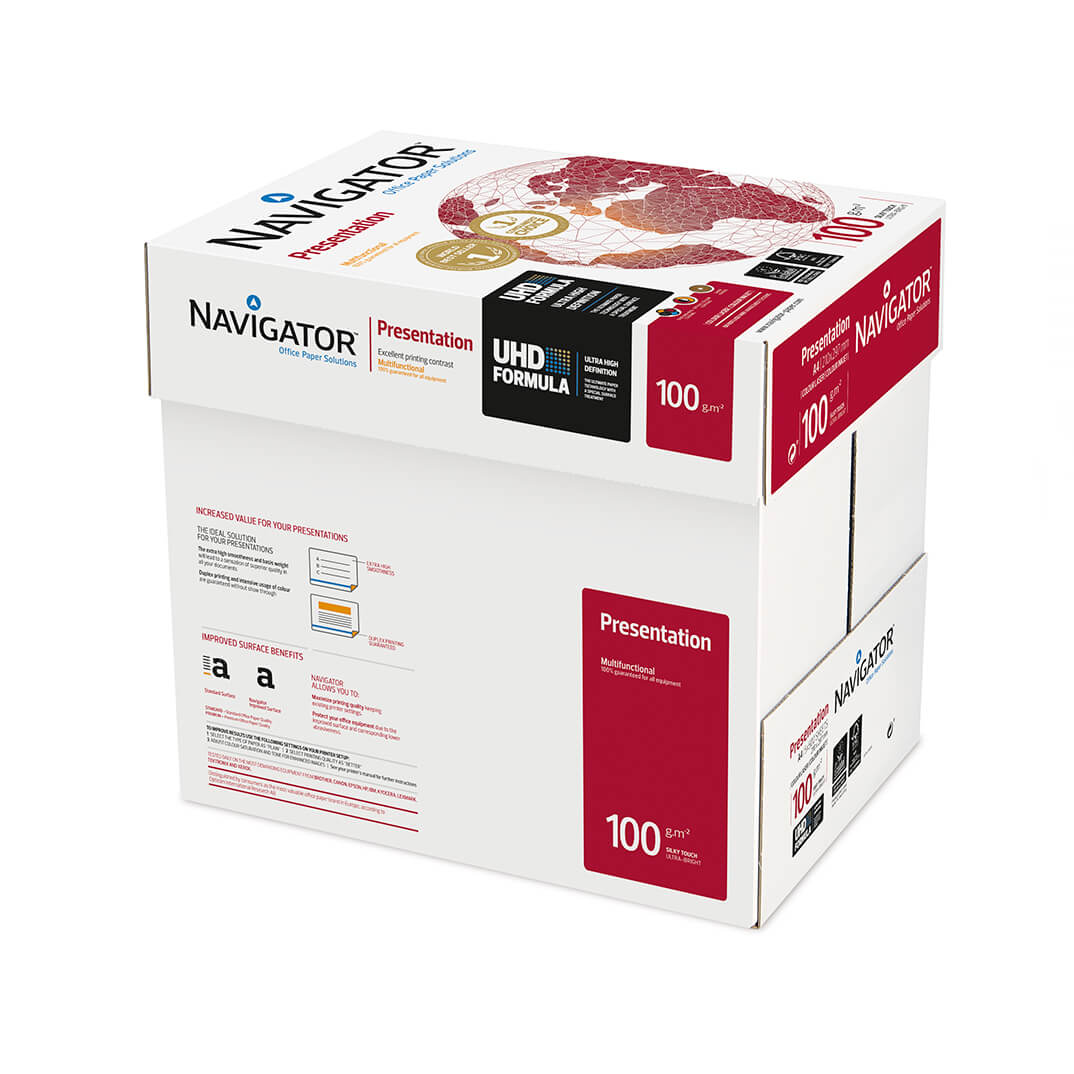 Caixa paper Navigator Presentación A4 100g 2500f