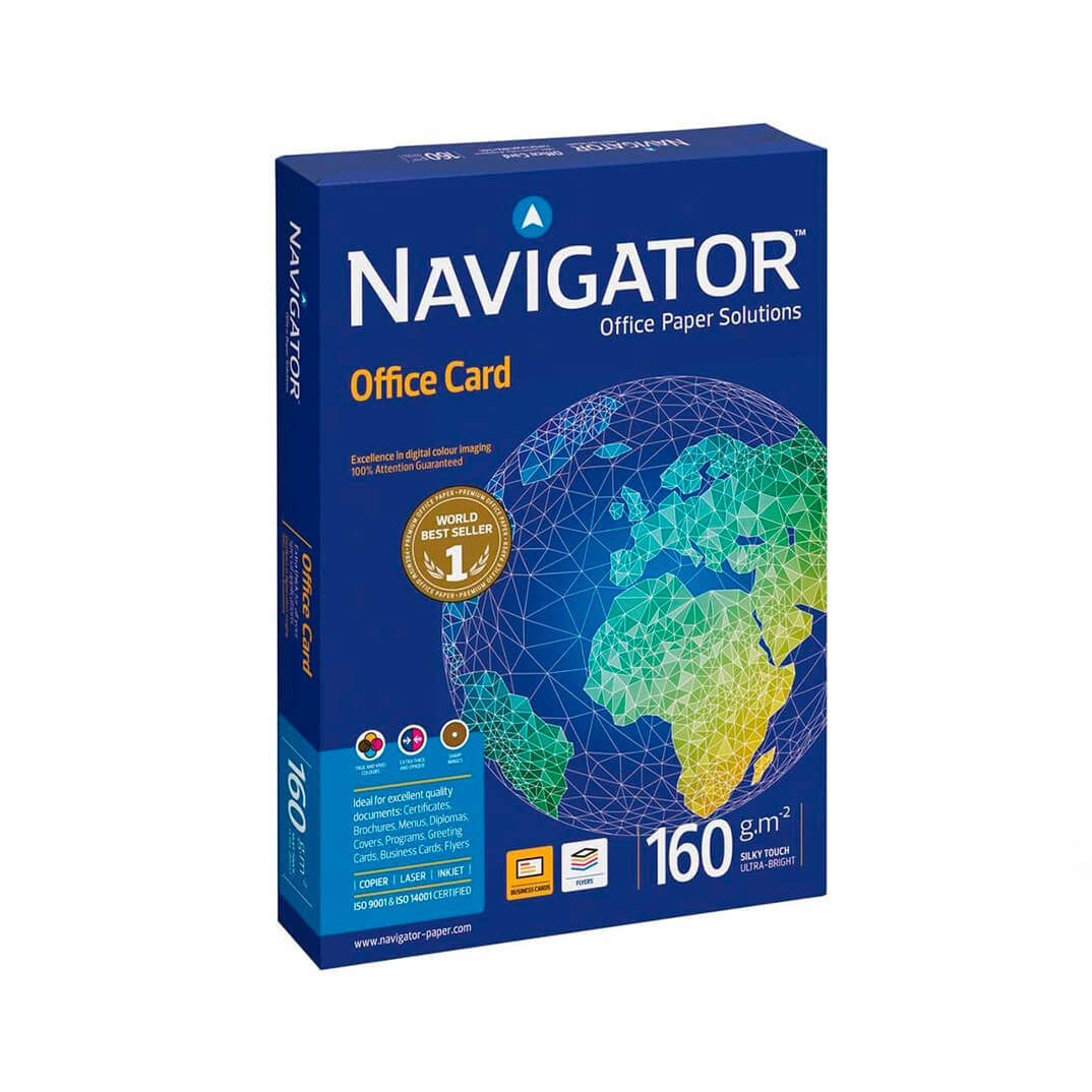 Paquete 250 hojas papel Navigator A4 160gr
