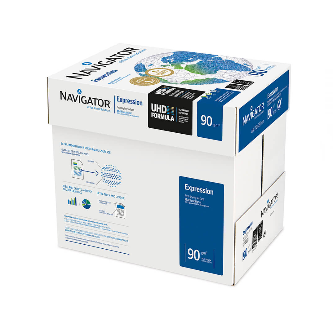 Caja papel Navigator Expression A4 90g 2500 hojas