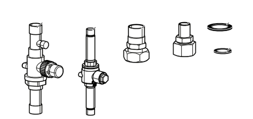 BALL VALVE + UNION ACCS IN