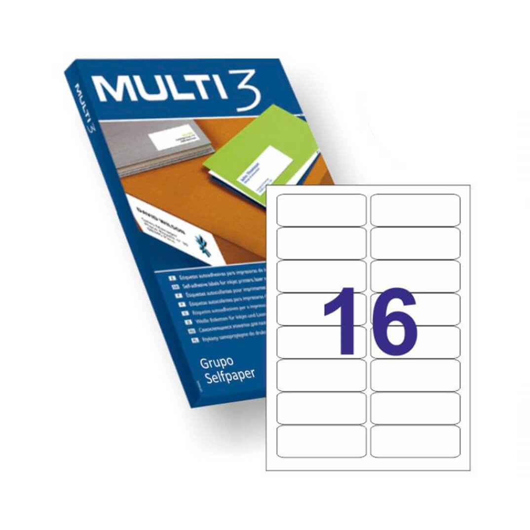 Caja etiquetas Multi3 99,1x34 500h