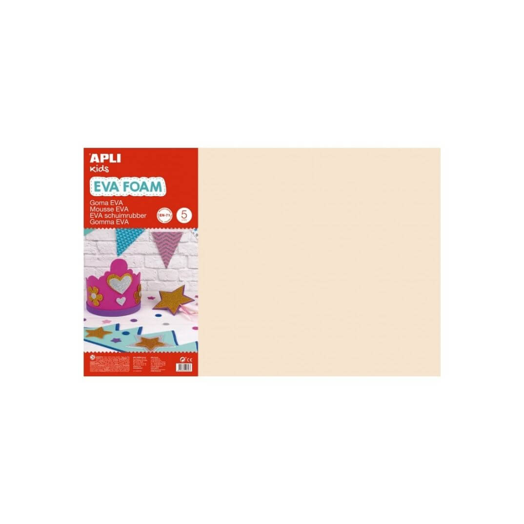 Goma Eva 600x400mm piel (pack 5u)
