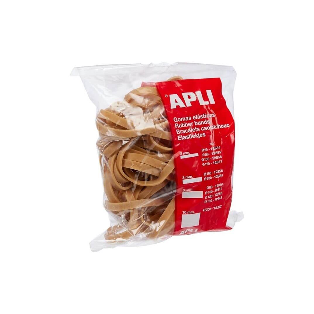 Bolsa gomas elásticas 10cm 100g